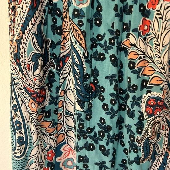 Patrons Of Peace Womens Medium Pull on Floral Maxi Skirt Style "Tide pool" Boho - Picture 4 of 12